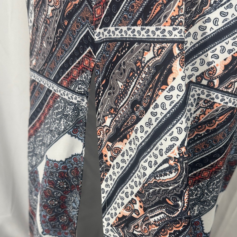 TJD Abstract Print Halter Maxi Dress Black Multicolor XS - Picture 7 of 12